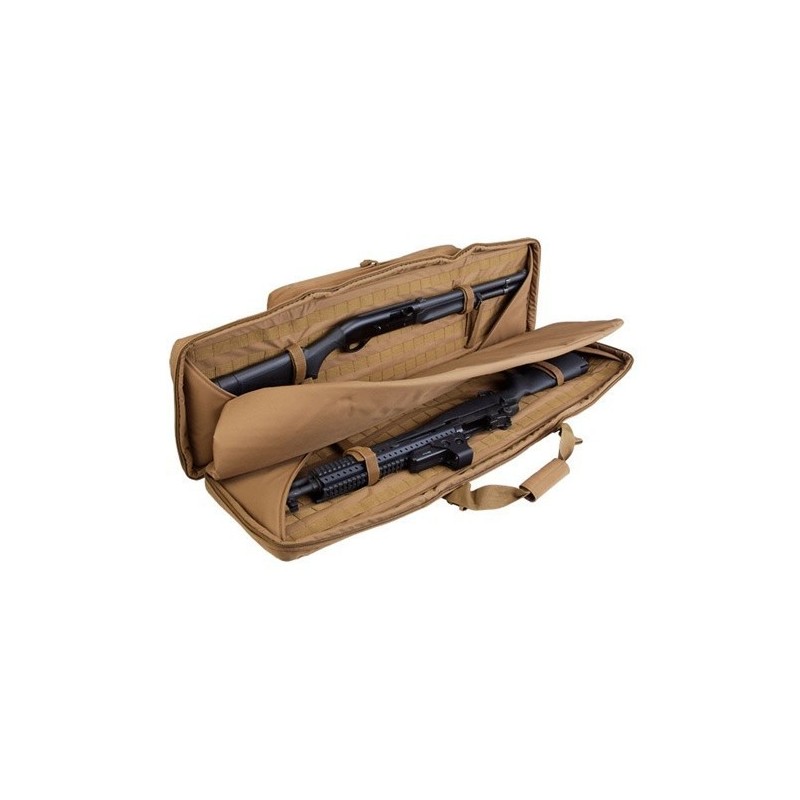FUNDA TRANSPORTE DOBLE RIFLE 107CM TAN DELTA TACTICS