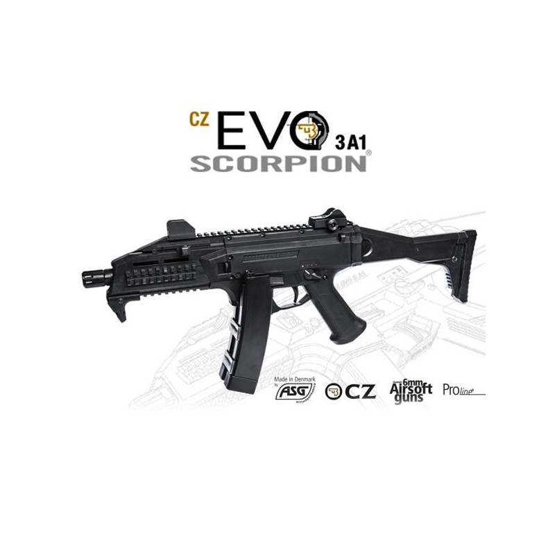 FUSIL SCORPION CZ EVO 3A1, M95 ASG