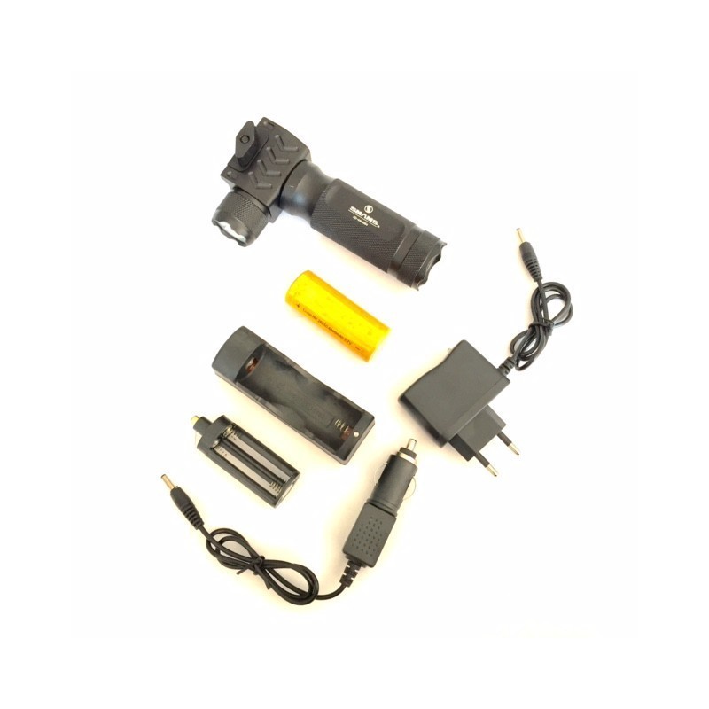 GRIP CON LINTERNA TACTICAL DE GRAN POTENCIA