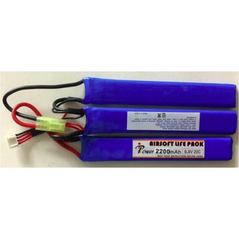 IPower LIFe 2200mAh 9.9V 20C 3 elementos