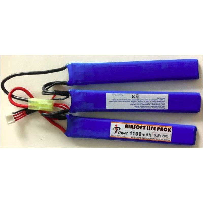 IPower LIFe 1100mAh 9.9V 20C 3 elementos