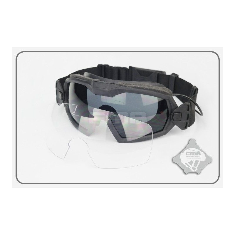 FMA GAFAS CON VENTILADOR BALLISTIC LPG01BK12-2R