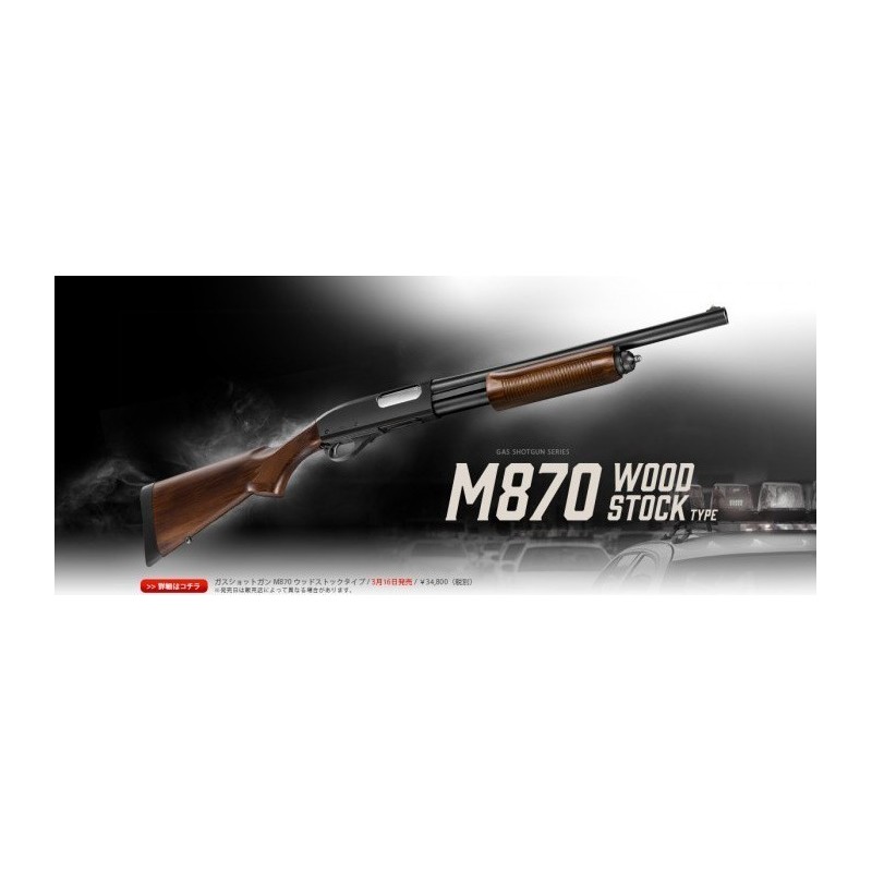 ESCOPETAS M870 Wood Stock Type Tokyo Marui