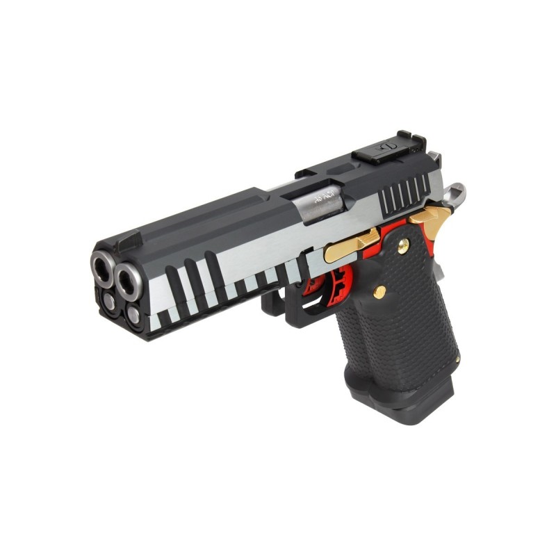 AW CUSTOM HX2101 DOUBLE BARREL FULL SILVER GAS