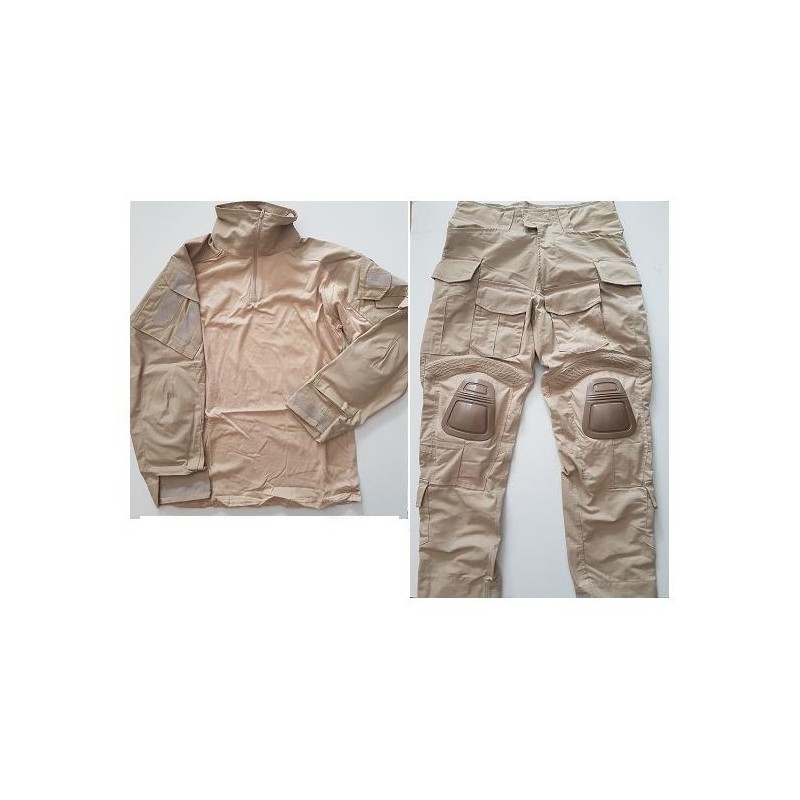 Uniforme DELUXE combat navy seal 3d sand tan