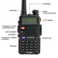 EMISORA BAOFENG UV-5R AURICULAR GRATIS