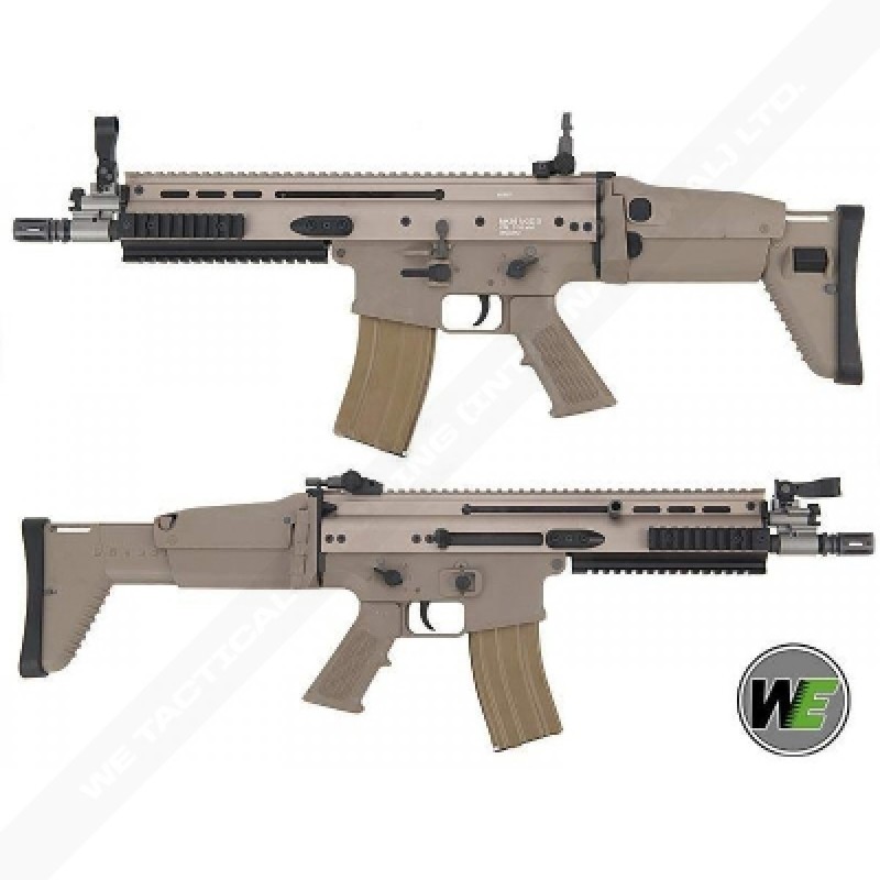 WE SCAR L GAS BLOW BACK MK-L GBBR Tan