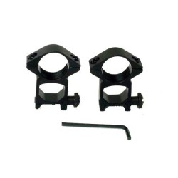 Anillas ALTAS 25 mm CARRIL WEAVER