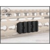 Rail corto para Keymod negro