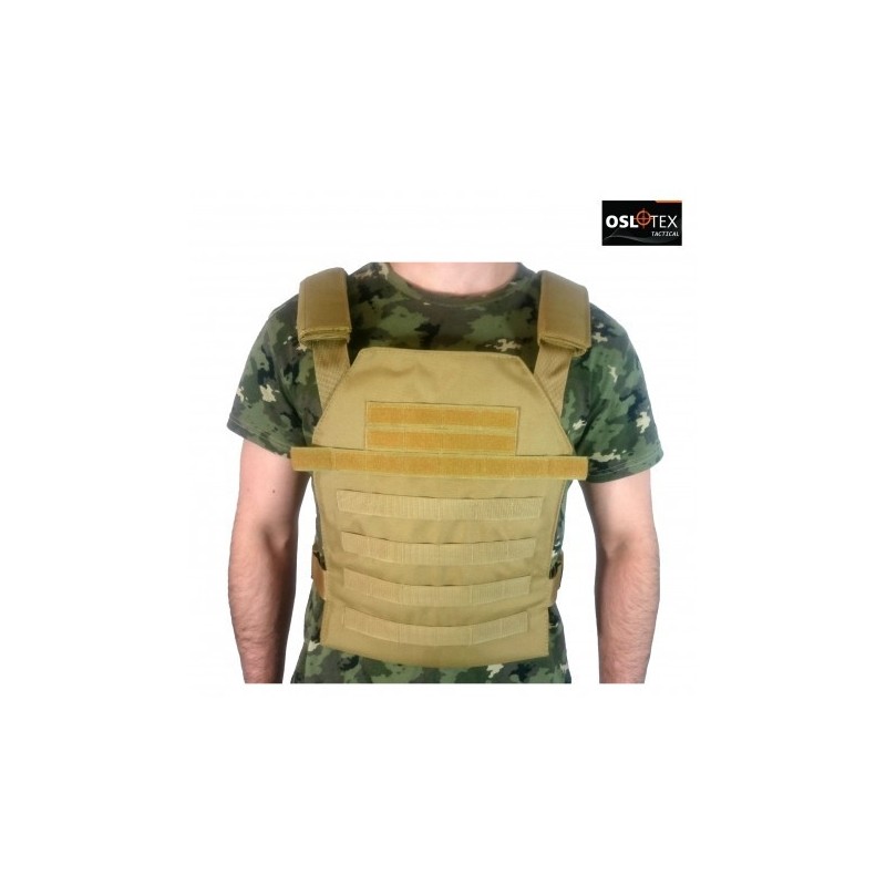 OSLOTEX Plate Carrier de Asalto Rápido Coyote