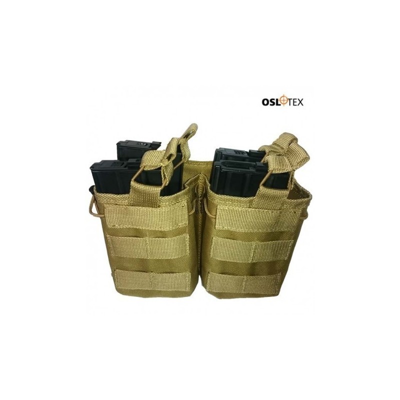 OSLOTEX Portacargador Doble-Doble M4/M16 Coyote