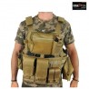 OSLOTEX Chaleco Mapa Avanzado Coyote