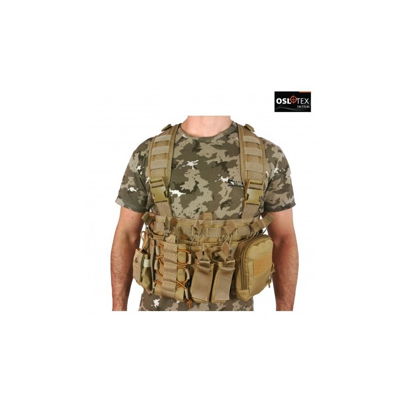 OSLOTEX Chest Rig de Asalto Rápido Avanzado Coyote
