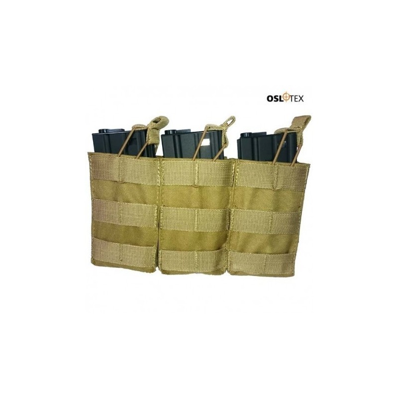 OSLOTEX Pouch Portacargador Triple M4 Coyote