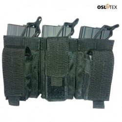 OSLOTEX Pouch Portacargador Triple Kanguro M4 BK