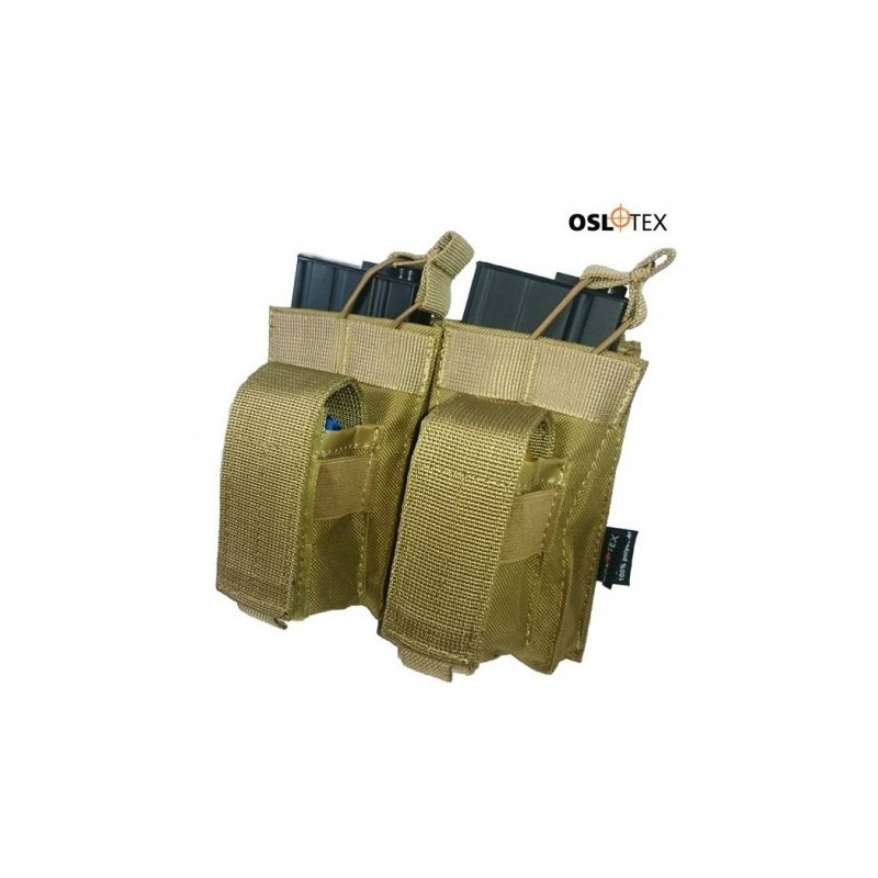 OSLOTEX Pouch Portacargador Doble Kanguro M4 Coyote