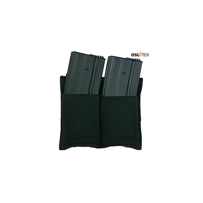 OSLOTEX Pouch Portacargador Doble Elástico M4/M16 BK