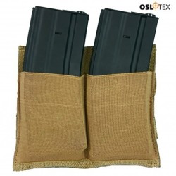 OSLOTEX Pouch Portacargador Doble Elástico M4/M16 Coyote
