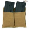 OSLOTEX Pouch Portacargador Doble Elástico M4/M16 Coyote