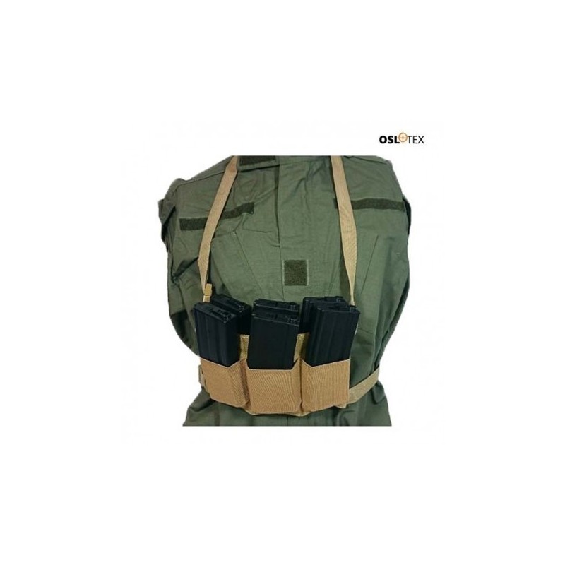 OSLOTEX Pouch Portacargador Elástico Six Pack M4/M16 Coyote