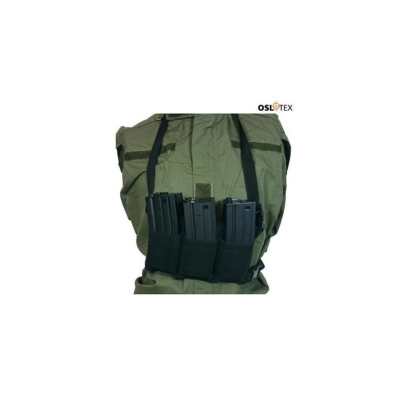 OSLOTEX Pouch Portacargador Elástico Six Pack M4/M16 BK