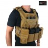 OSLOTEX Chaleco Combo JAK + Utility Coyote 1000D
