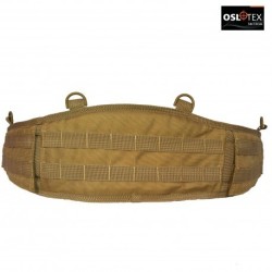 OSLOTEX Cinturón de Combate Molle Talla XL con Doble Tapa Levantable Coyote