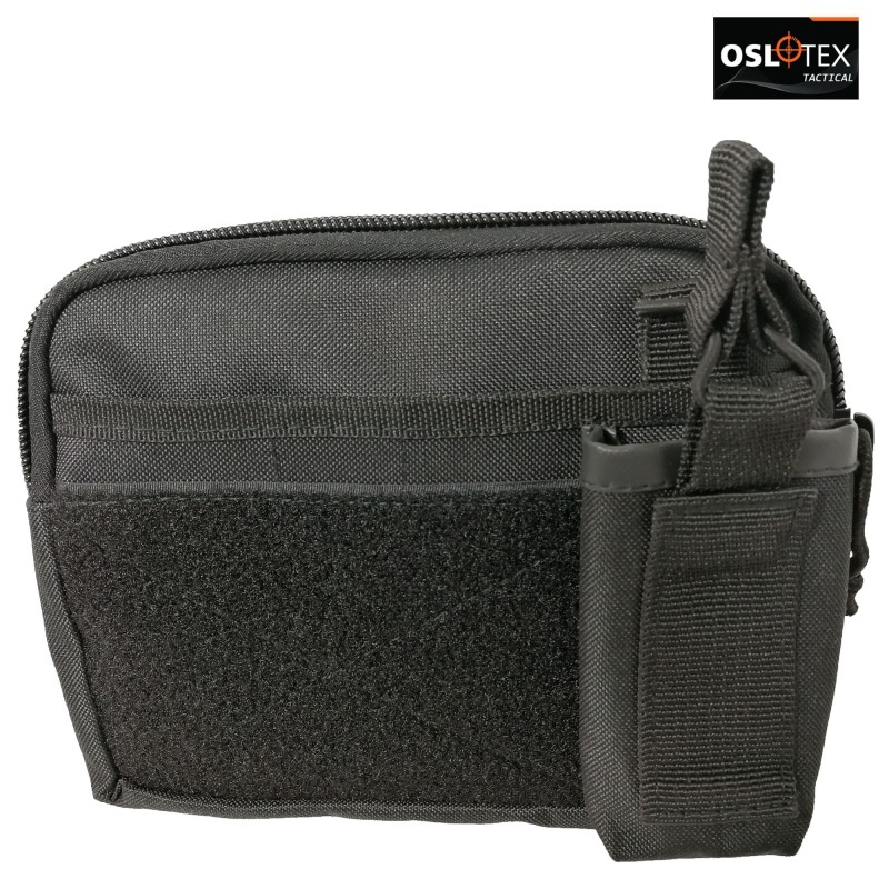 OSLOTEX Portamapa con Cremallera BK