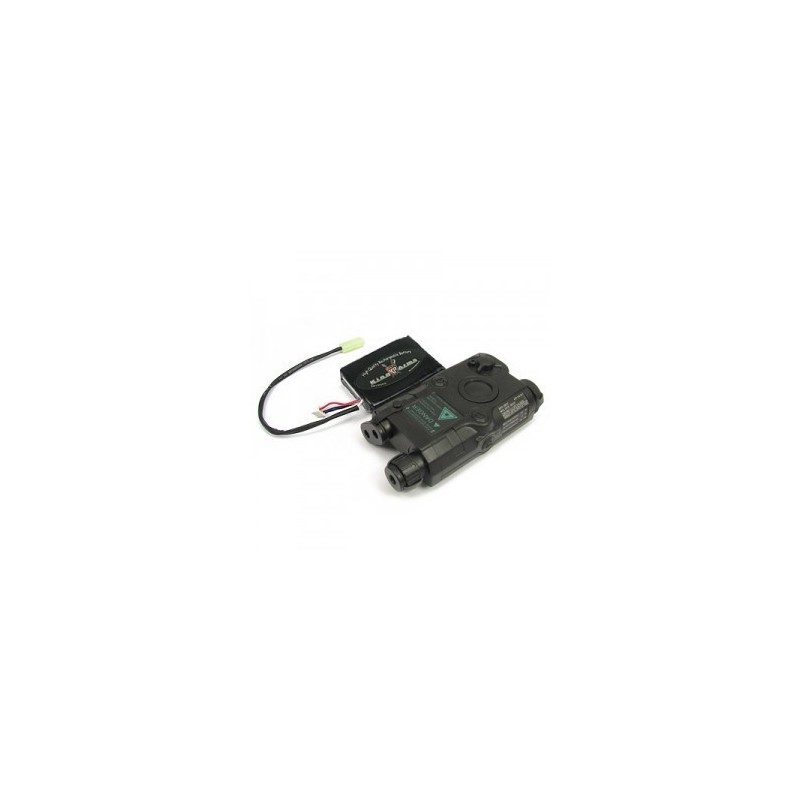KING ARMS AN/PEQ-15 Battery Case - BK w/11.1V 1300mAh
