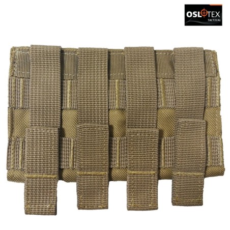 OSLOTEX Portacargador de 6 Cartuchos de Escopeta Coyote