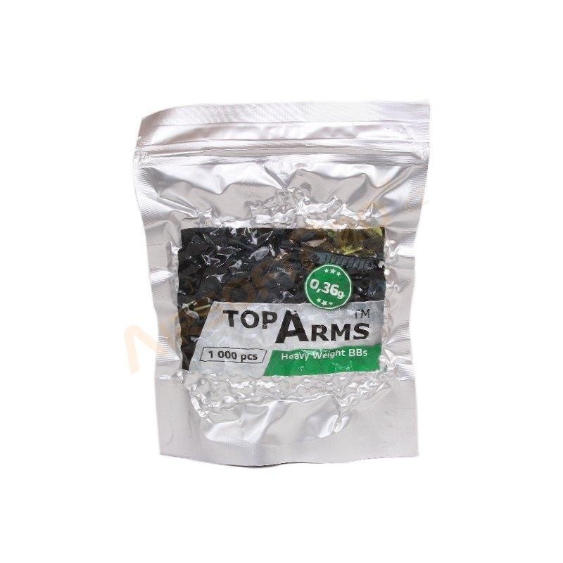 TOPARMS BBS 0.36G 1000PCS   BLANCO