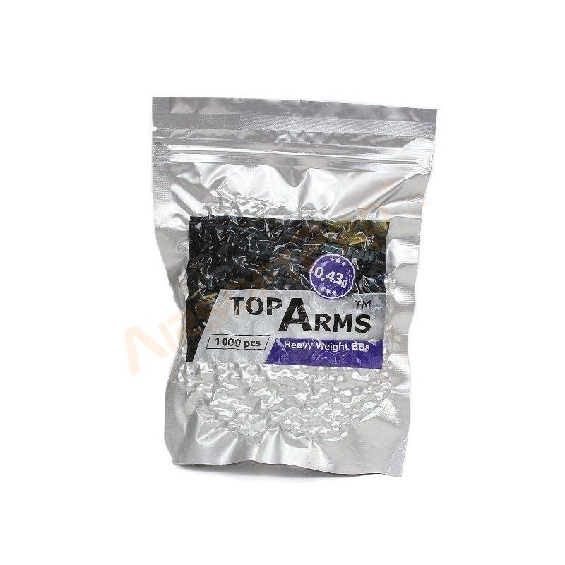 TOPARMS BBS 0.43G 1000PCS - BLANCO