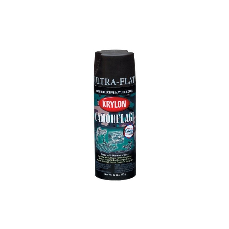 krylon pintura camuflaje armas negro