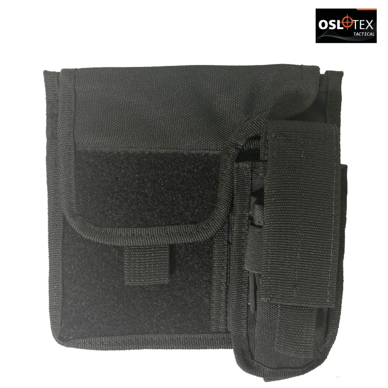 OSLOTEX Portamapa con Portacargador BK