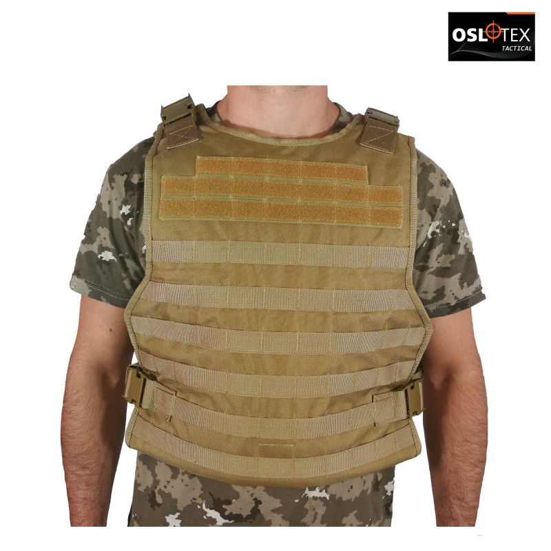 OSLOTEX Plate Carrier de Asalto Táctico Simple Coyote