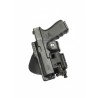 FOBUS PISTOLERA GLOCK 19,23, 32 WALTHER P99  PARA LASER O LINTERNA ZURDOS