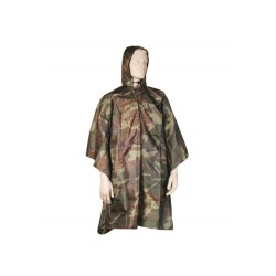 MIL-TEC PONCHO RIP-STOP WOODLAND