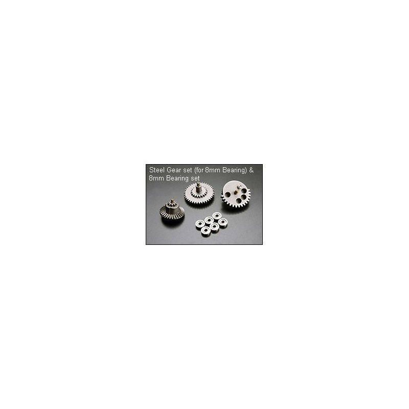 SRC ENGRANAJES DE ACERO Y BUSHING 8mm