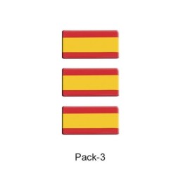 PEGATINA ABULTADA ESPAÑA PACK 3UN