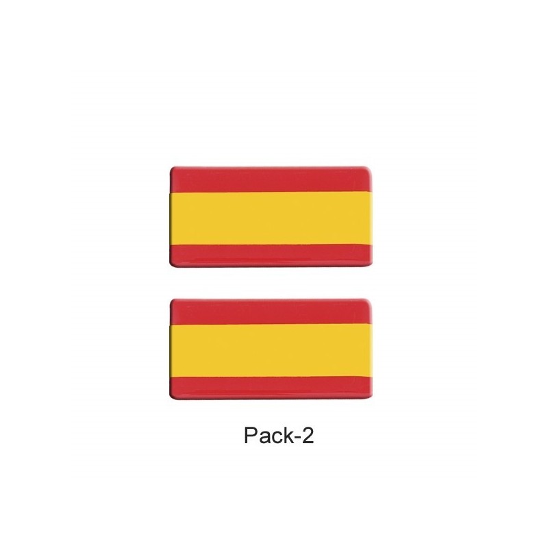 PEGATINA ABULTADA ESPAÑA PACK 2UN
