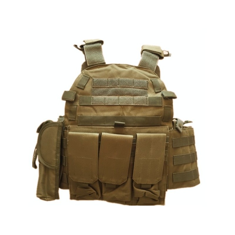 Chaleco táctico estilo 6094 ECO version Tan