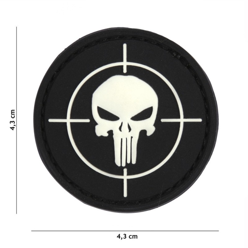 PARCHE 3D PVC PUNISHER SIGHT NEGRO