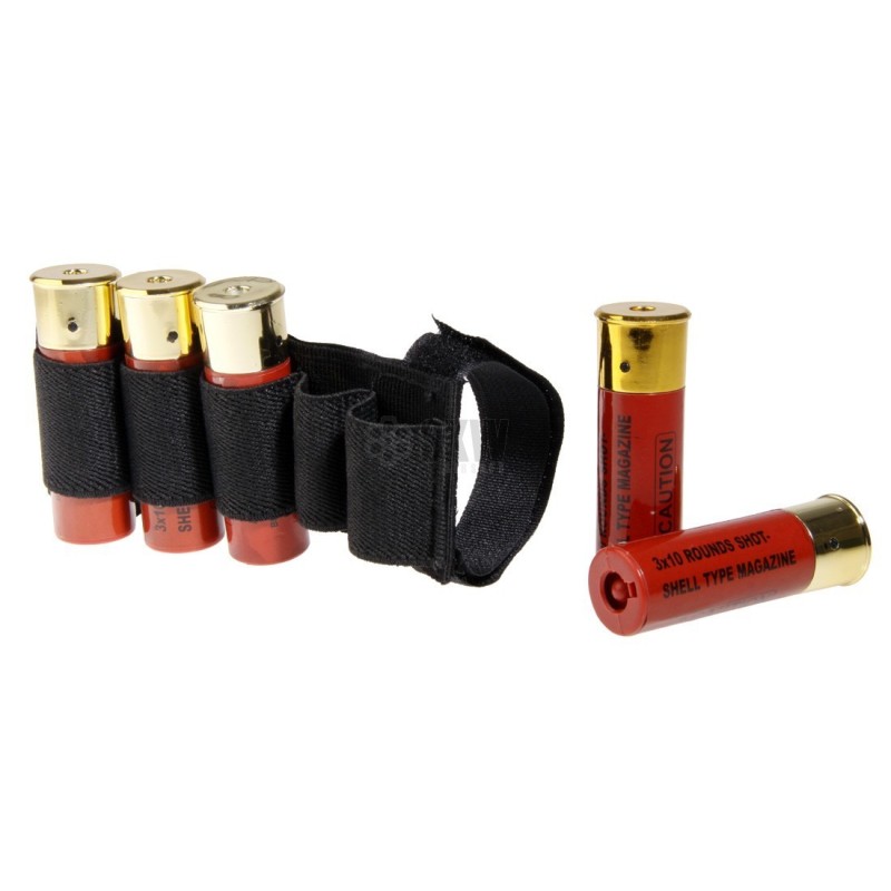 PORTA CARTUCHOS 5PCS PARA ESCOPETA NEGRO DELTA TACTICS