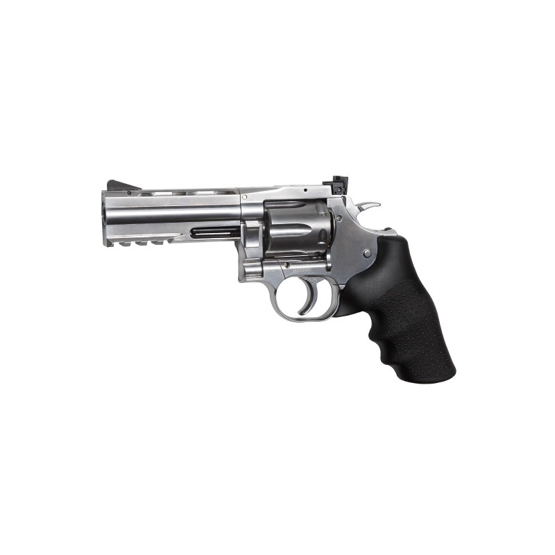 REVOLVER  DAN WESSON 715 4" CO2 PLATA ASG