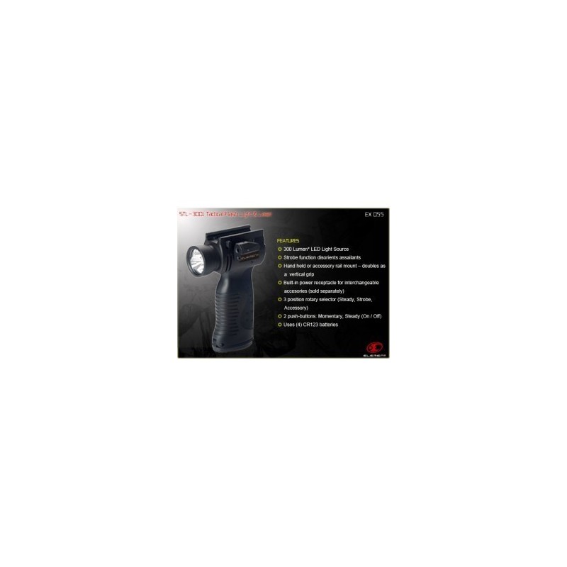 ELEMENT GRIP C0N LASER Y LINTERNA