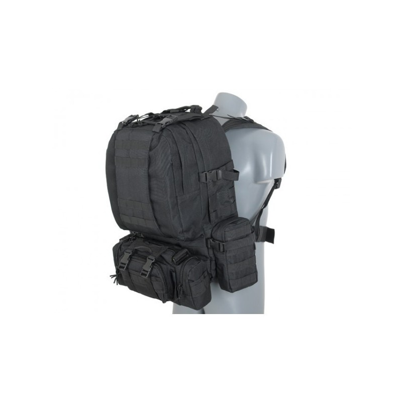 MOCHILA  MODULAR NEGRA