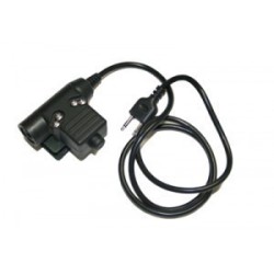 Z-TACTICAL CONECTOR U94 PTT DE BOWMAN PARA KENWOOD 2 PIN