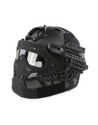 Casco PJ con mascara malla